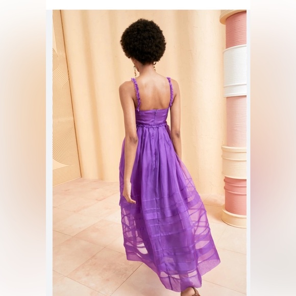 Ulla Johnson Priscilla Dress Cassis Purple size 6 - Picture 3 of 9